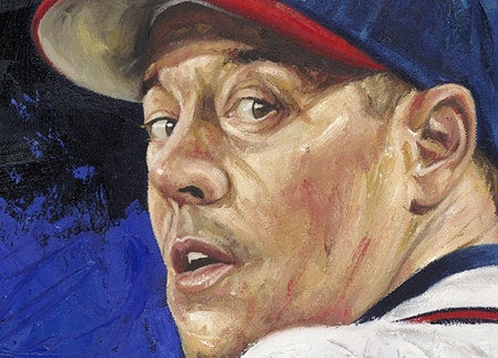 greg maddux, "complete control" 24x36 auto aroc artist proof, l.e. 10