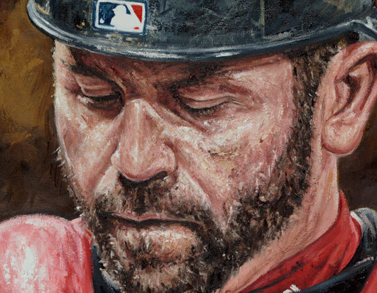 jason varitek, "unfinished business" 24x36 auto aroc, auto varitek, l.e. 33