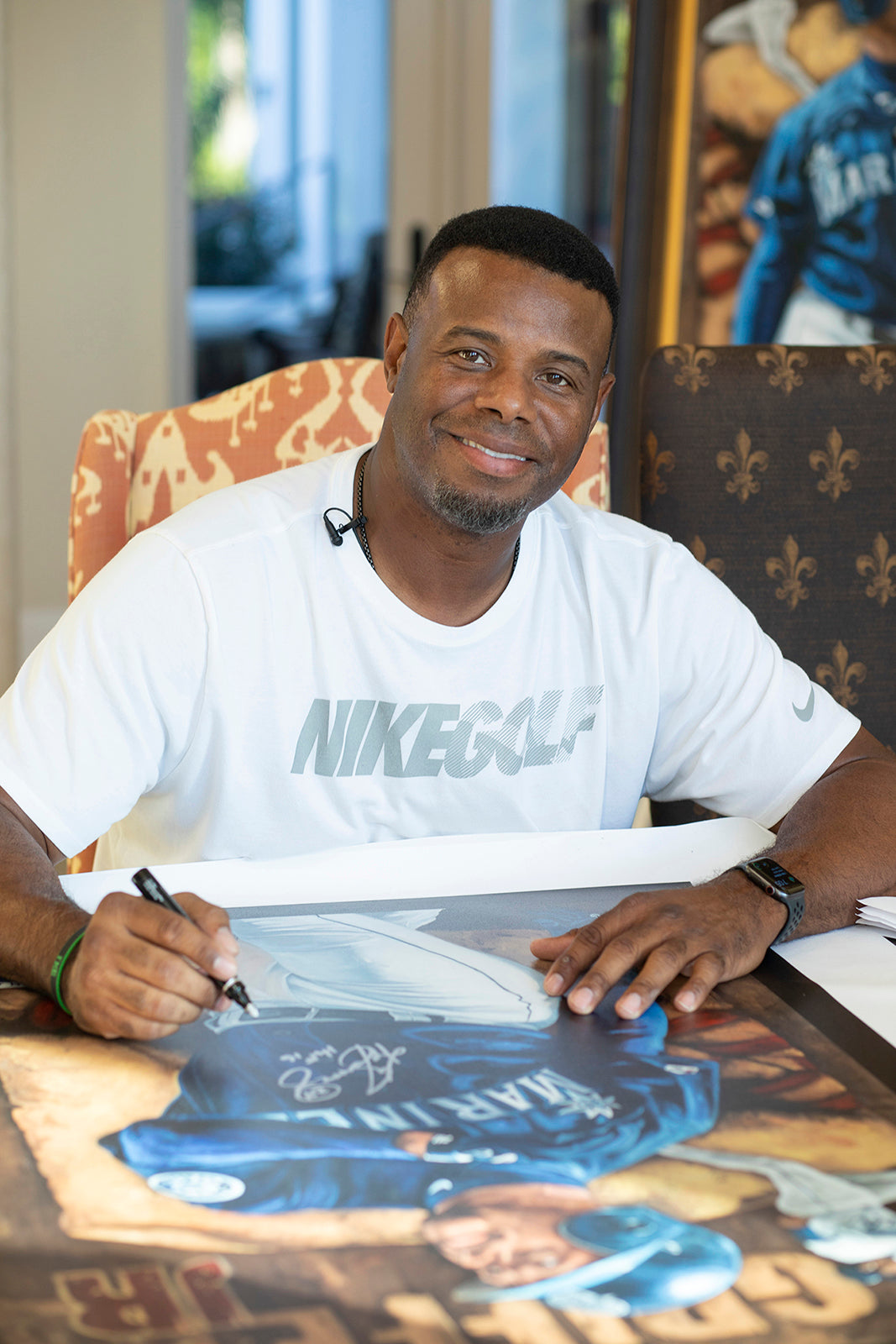Ken Griffey Jr., Here's Looking At You, Kid 24x36 AUTO AROC w/ 'HOF 2016'  Ins, L.E. 33