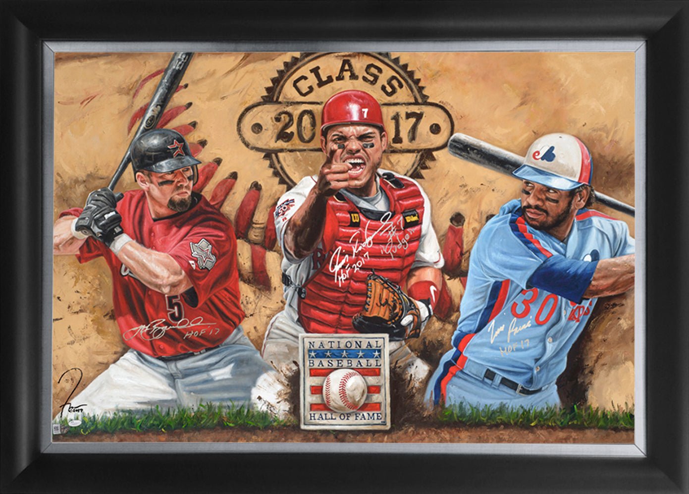 Baseball Hall of Fame's 2017 class: Jeff Bagwell, Tim Raines and Ivan  Rodriguez, MLB