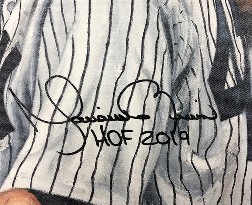mariano rivera, "unanimous" 24x36 auto aroc, l.e. 42