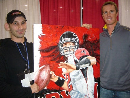 matt ryan, "launch mode" 24x36 auto aroc, l.e. 24