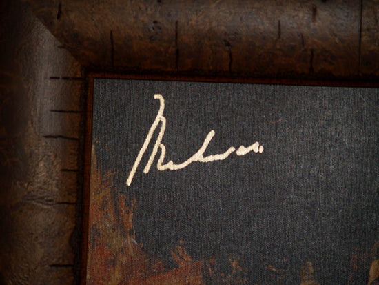 muhammad ali, "all or nothing" 24x36 auto aroc, l.e. 8