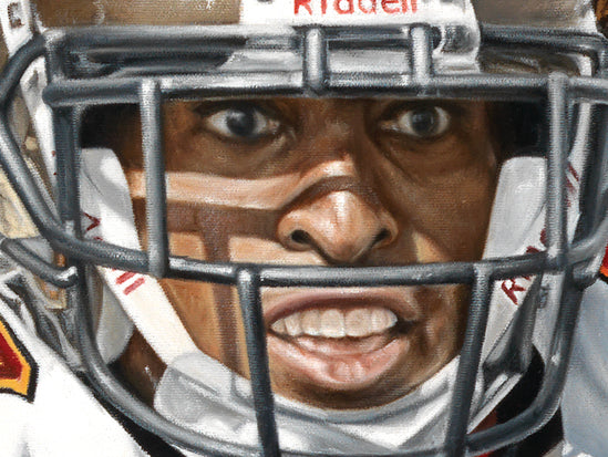 ronde barber, "in the zone" 30x45 orig, auto barber