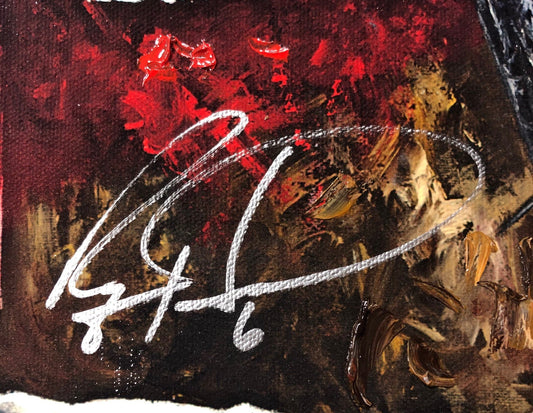 ryan howard, "blast off" 24x36 auto aroc, l.e. 15