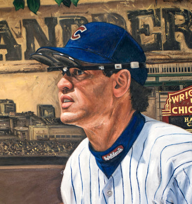 ryne sandberg, "second to none" 24x36 auto aroc, l.e. 23