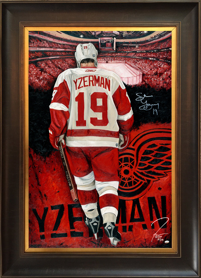 Steve Yzerman Autographed Authentic Detroit Red Wings Jersey - The  Autograph Source